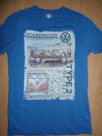 Panske modre tricko volkswagen, s