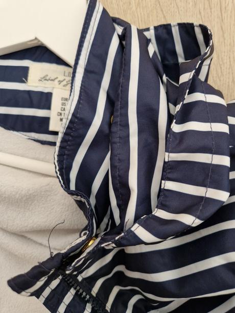 Bunda hm prechodná tmavomodrá, h&m,134