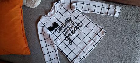 Mikina s flitrami v. 122/128 zn. h&m, h&m,122