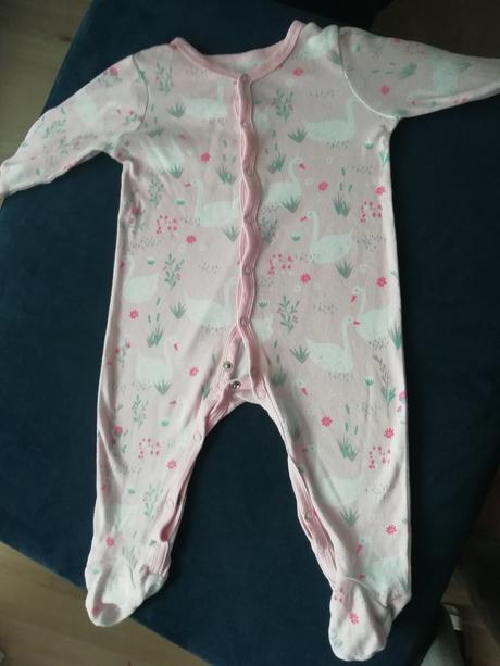 Overal bavlna s labutkami 74/80, 74