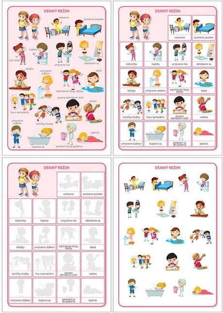 Pdf pracovné listy obrázky s popisom,