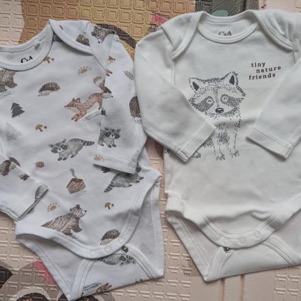 Sada 2 ks bodíčiek so zvieratkami, c&a,62