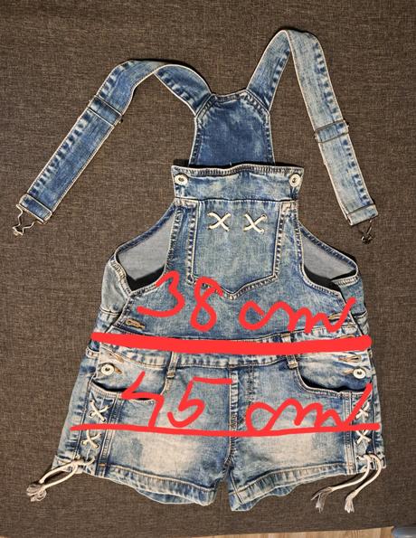 Dámske riflové kràtke nohavice, m