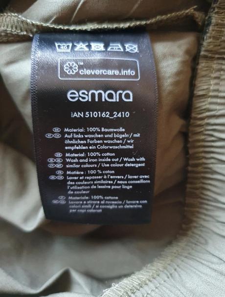 Crop kosela - prirodna olivova khaki kosela, esmara,40