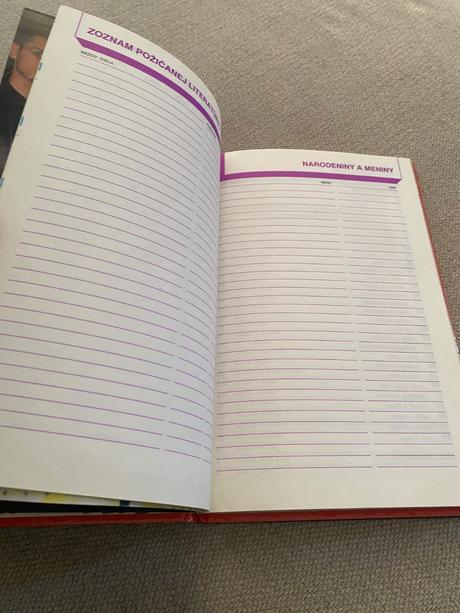 Starý retro pop diár 1990 91 výborný stav,