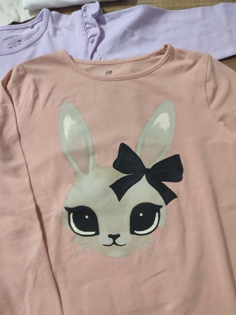 Dievčenské tričká, h&m,122