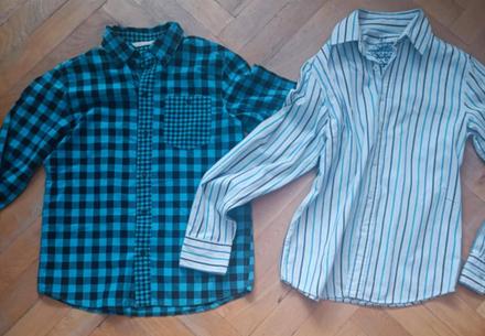2 košele, zn. next a hm, veľ. 10-12 rokov, next,146
