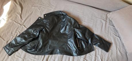 Koženková bunda, h&m,128