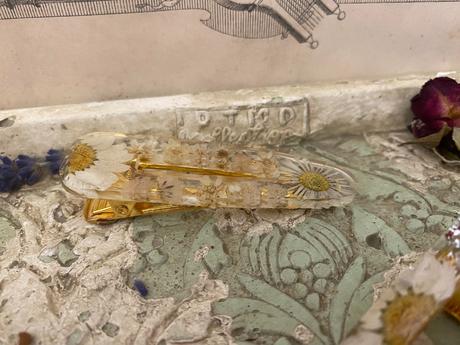 Ručne vyrobené živicové sponky do vlasov, 