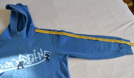 Mikina, blue base,140