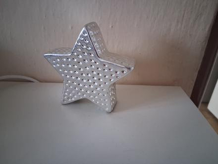 Porcelán hviezda dekorácia ozdoba, 