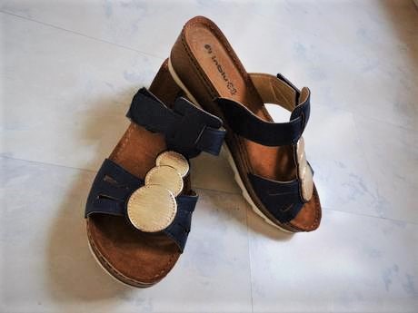 Kožené komfortné šlapky 39,5 - 40, 40