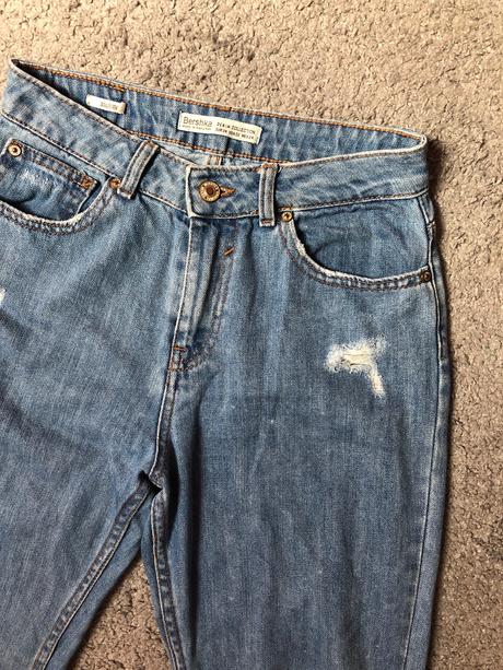 Dámske rifle, bershka,34