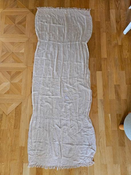 Pudrový šál šatka,