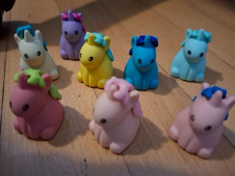 Rôzne gumy na gumovanie, 