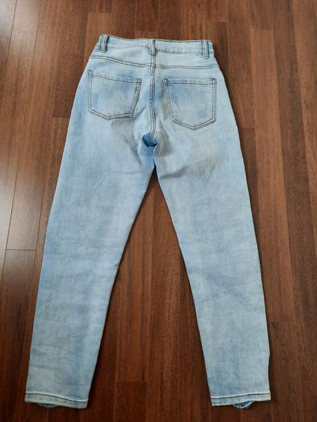 Džínsové modré nohavice, xs