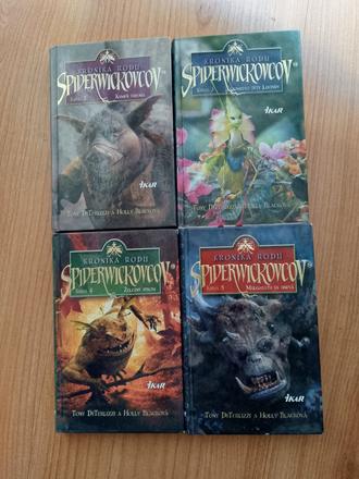 Knihy kronika rodu spiderwickovcov 2,3,4,5,