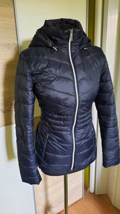 Štýlová tmavomodrá dámska bunda, f&f,36
