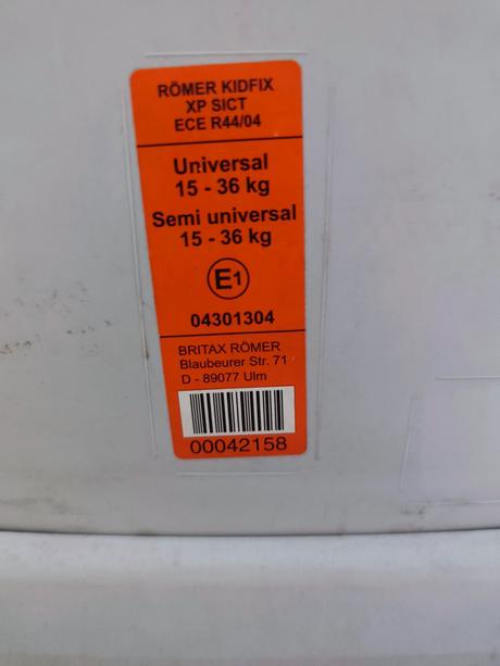 Autosedačka britax römer kidfix xp sict, britax