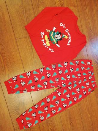 Vianocne pyzamko bavlnene nenosene, sinsay,134