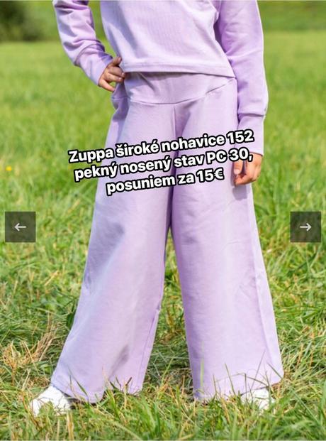 Zuppa široké nohavice 152, 152