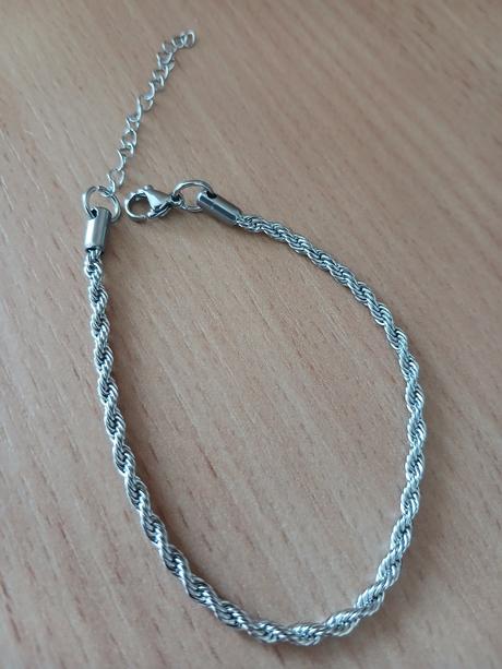 Dámsky oceľový náramok - dĺžka 19 + 5 cm,