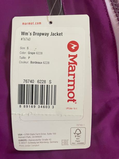 Predám novú dámsku zimnú bundu marmot dropw, s