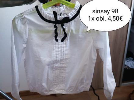 Košeľa, sinsay,98