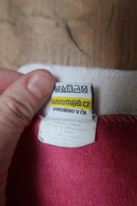 Dlouhá vkládací plena bordó, majab