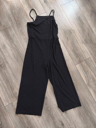 Nohavicový overal, h&m,152