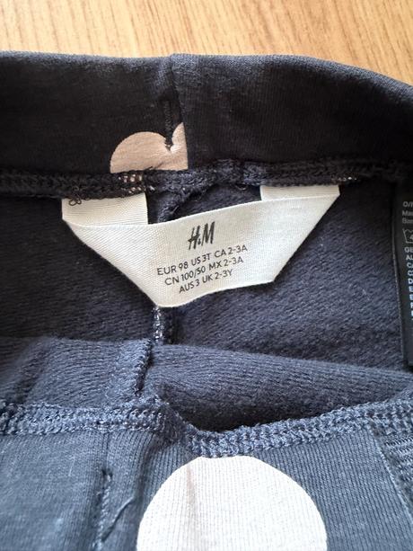 Zateplené legíny h&m 98, h&m,98