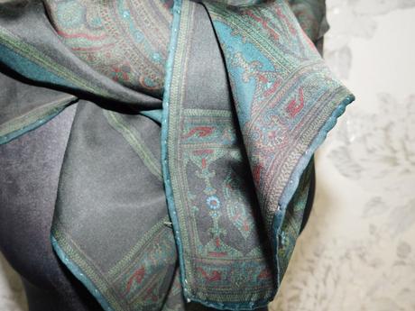 Kvalitná luxusna hodvabna elegantná šatka, xl