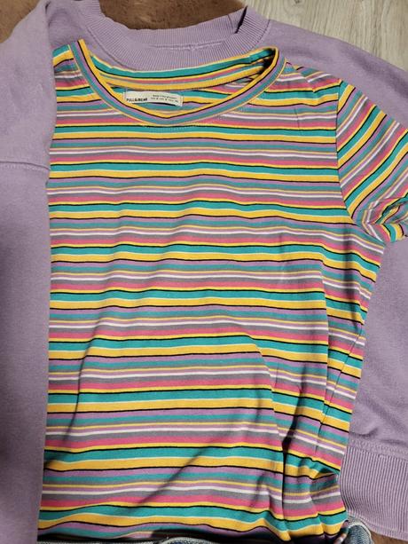 S pasikovane tricko, pull&bear,s