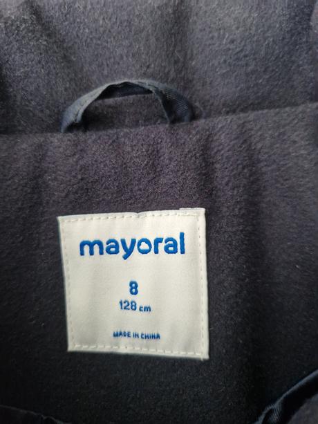 Tmavomodrý dievčenský kabát mayoral, mayoral,128