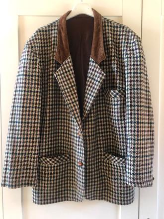 Vintage vlené sako vivre l, l