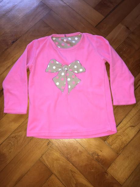 Dievčenské flísové pyžamko, 116