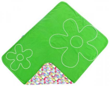 Motherhood obojstranná deka zelená/lúka,