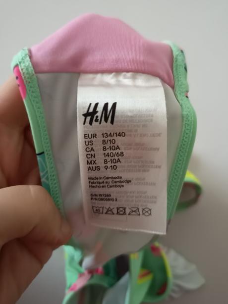 Plavky vrch, h&m,134