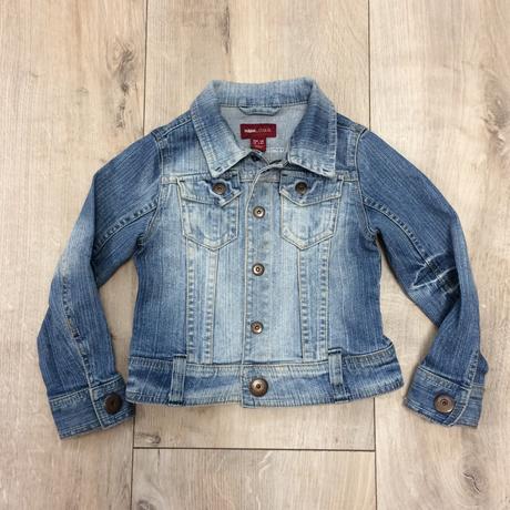 Bunda rifľová dievčenská h&m č.110, 4-5y, h&m,110