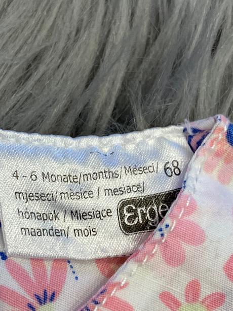 Dievčenské kvetované šaty letné ergee (68), ergee,68
