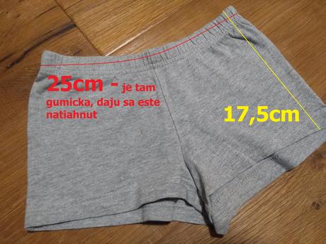 Dievcenske kratke nohavice, 116