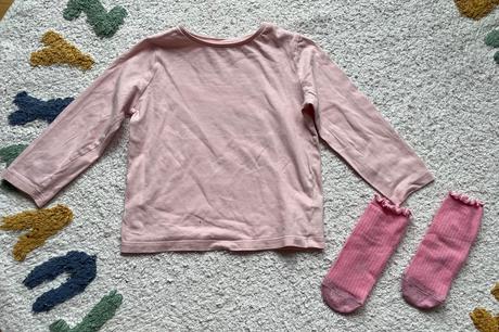 Balík 13 ks, tričká, legíny, ponožky, veľkosť 98, 86–98