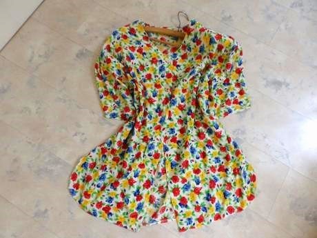 Letná kvetovaná blúzka, xxl