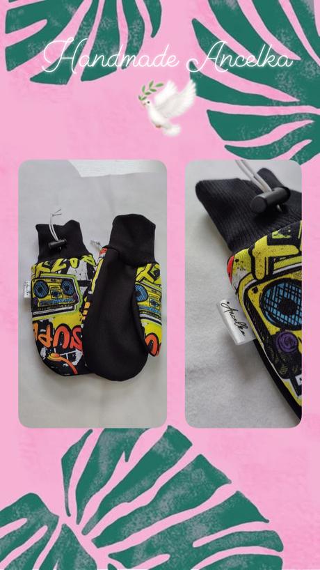 Softshellove rukavice, 74 - 146