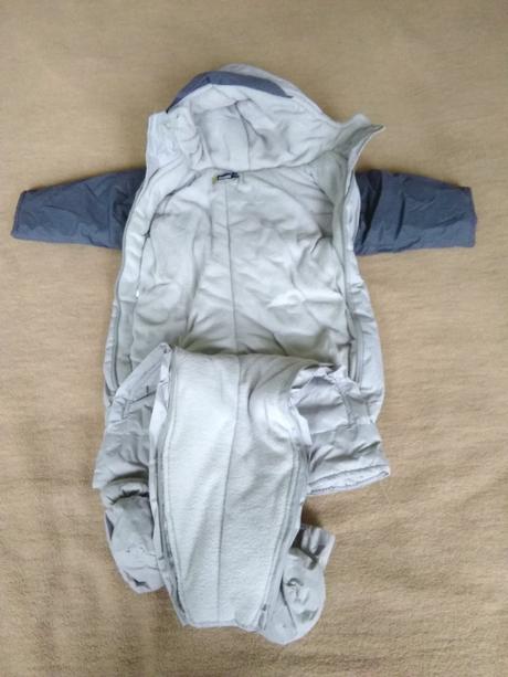 Zimná kombinéza s capačkami, 80