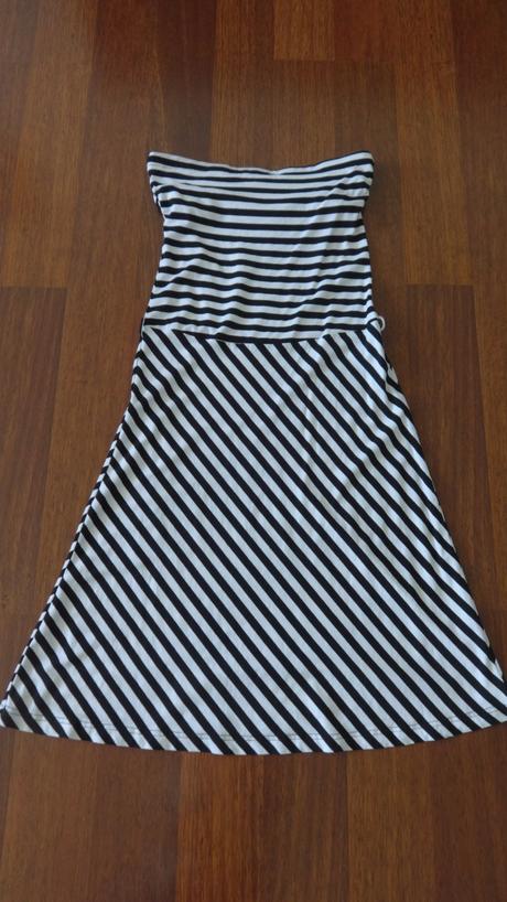 H&m pásikavé šaty s, h&m,s