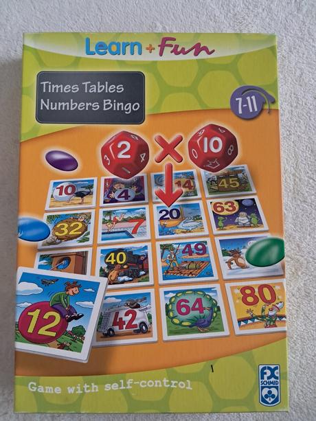 Bingo hra precvicovanie malej a velkej nasobilky, 