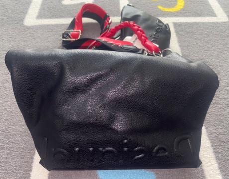 Kabelka desigual bols half logo 2v1 s visačkou, desigual