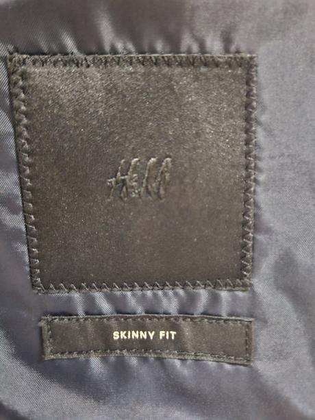 H&m pánsky oblek so sakom a vestou veľ. 48, m