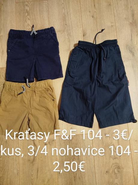 Oblečenie veľkosť 104, 104–116